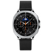 Spigen Enzo - řemínek z pravé kůže pro Samsung Galaxy Watch 8 / 8 Classic 40 / 44 / 46 mm (černý)