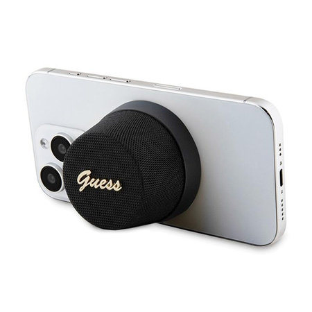 Guess Magnetic Script Metal Logo - Bluetooth Speaker V5.3 (black)