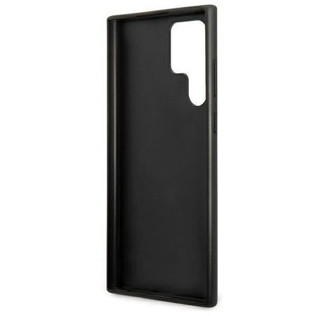 Guess 4G fém arany logó - Samsung Galaxy S22 Ultra tok (szürke)