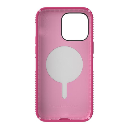 Speck Presidio2 Grip MagSafe - Antypoślizgowe etui iPhone 14 Pro Max (Digitalpink / Blossompink / White)