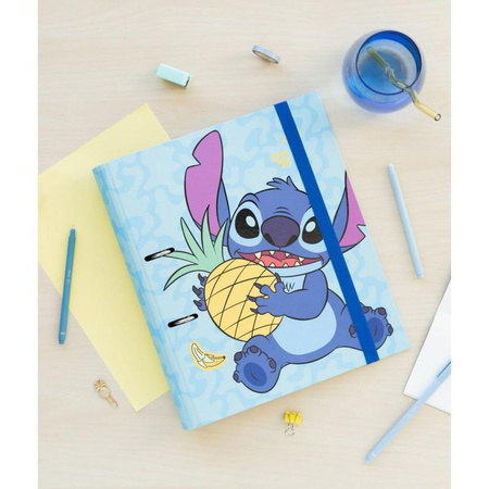 Disney Stitch - Raccoglitore A4 della collezione Tropical (2 anelli, elastico)