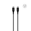 PURO Fabric Ultra Strong - Kabel w oplocie heavy duty USB-C / USB-C 1,2m (czarny)