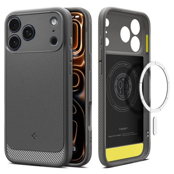 Spigen Rugged Armor Mag MagSafe - Case for iPhone 17 Pro Max (Grey)