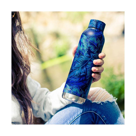 Quokka Solid - Rozsdamentes acél termikus palack 630 ml (Deep Jungle)