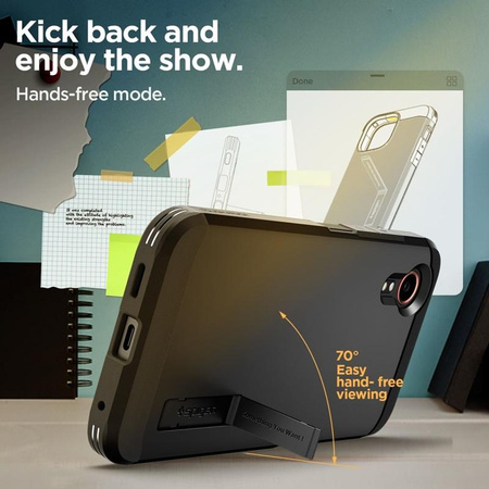 Spigen Tough Armor - Gehäuse für Samsung Galaxy XCover 7 Pro (Schwarz)