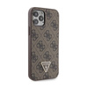 Guess Crossbody 4G Metall Logo - iPhone 12 / iPhone 12 Pro Tasche (braun)