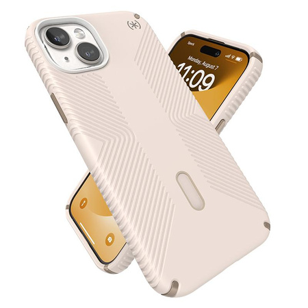 Speck Presidio2 Grip ClickLock & Magsafe - iPhone 15 Plus / iPhone 14 Plus Case (Bleached Bone / Heirloom Gold / Hazel Brown)