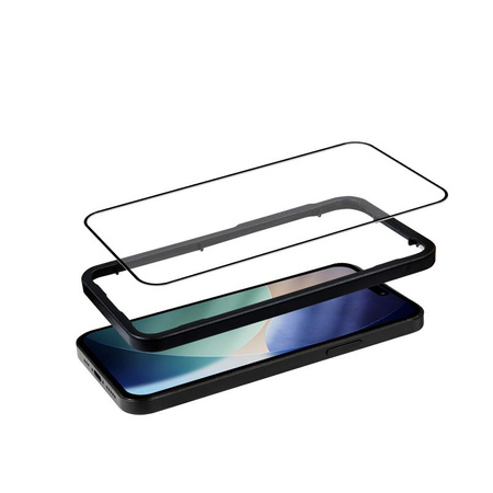 Crong 3D Armour Glass - Tvrzené sklo iPhone 17 Pro + instalační rámeček