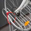 BIKE ROPE LOCK LINE, for Bike, Red, Dunlop, 65cm