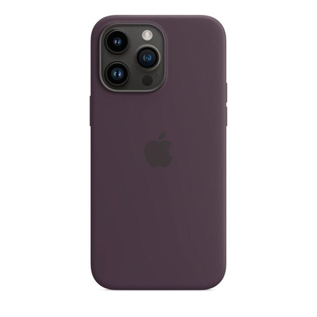Apple szilikon tok - Szilikon tok MagSafe funkcióval iPhone 14 Pro Max készülékhez (Berry)