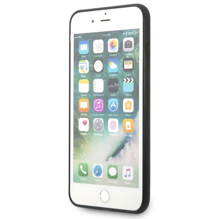 Karl Lagerfeld Saffiano Karl & Choupette Heads - iPhone 8 Plus / 7 Plus tok (fekete)