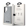 Karl Lagerfeld Rhinestone Metal Logo - Samsung Galaxy S24 Ultra Case (silver)
