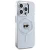 Karl Lagerfeld IML Metal Karl Head MagSafe - Pouzdro pro iPhone 15 Pro Max (bílé)