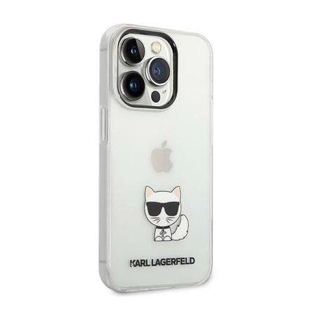 Karl Lagerfeld Choupette Body - iPhone 14 Pro Max tok (átlátszó)