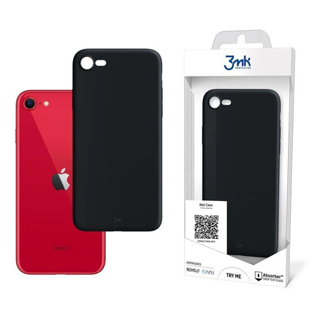 3mk Matt tok - tok Apple iPhone SE 2020 / 2022 készülékhez (fekete)