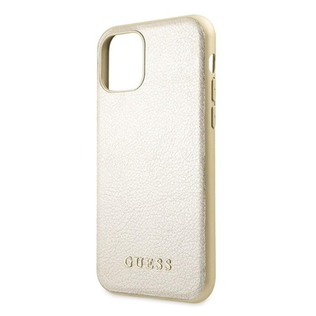 Guess Iridescent - pouzdro pro iPhone 11 (zlaté)