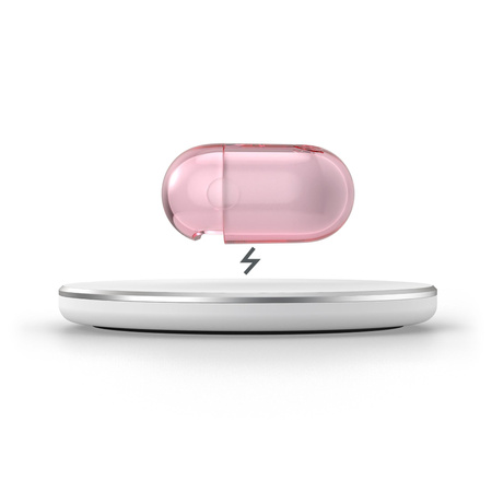 Speck Presidio Clear - Pouzdro Apple AirPods 3 s ochranou Microban (Ledově růžová)