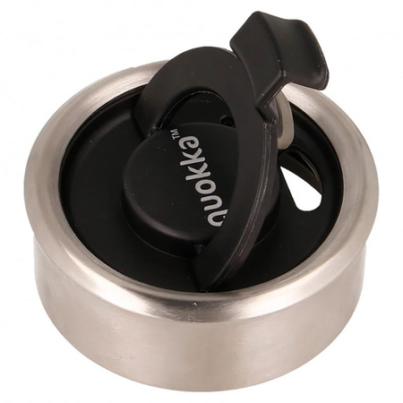 Quokka Boost Coffee Tumbler - Stainless Steel Thermal Mug with Infuser 400ml (Carbon Black)