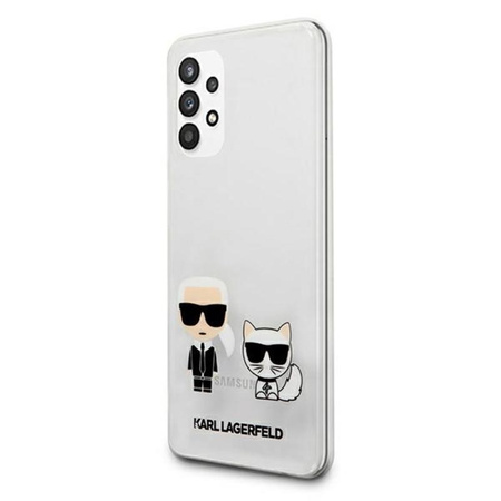 Karl Lagerfeld Ikonik & Choupette - Etui Samsumg Galaxy A32 5G (Transparent)