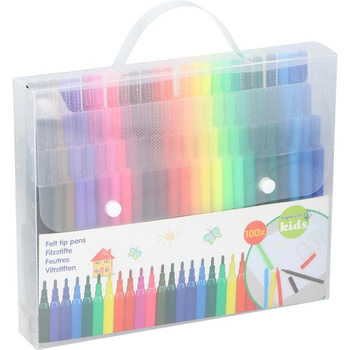 Topwrite - Marker készlet / tollak / filctollak 100 db.