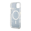 Guess Golden Marble MagSafe - Coque pour iPhone 14 Plus (Noir)