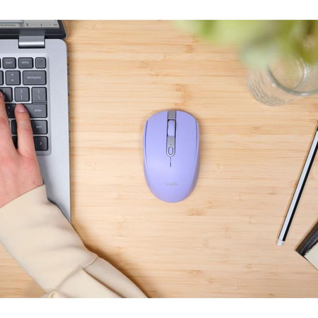 Trust Ozaa - Souris optique sans fil (violet)