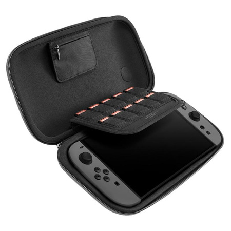 Spigen Klasden Pouch - Tasche für Nintendo Switch 2 (Holzkohle Grau)