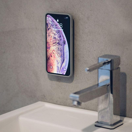 Moshi SnapTo Wall Mount - Magnetische Wandhalterung (Stone Gray)