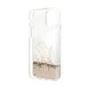 Karl Lagerfeld Liquid Glitter Choupette Fun - iPhone 11 Hülle (Gold)