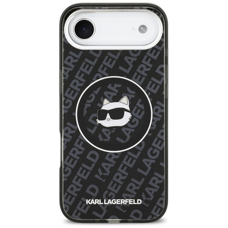 Karl Lagerfeld IML Choupette Head Logo MagSafe - Pouzdro iPhone Air (černá)