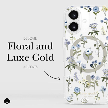 Kate Spade New York Protective MagSafe - Pouzdro pro iPhone 16 (Precious Bloom)