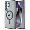 Karl Lagerfeld Button Karl Head Printed Logo MagSafe - Case for Samsung Galaxy S25 Ultra (Black)