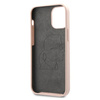 Karl Lagerfeld Fullbody Silicone Iconic - pouzdro pro iPhone 12 / 12 Pro (světle růžové)