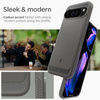 Spigen Rugged Armor - Hülle für Google Pixel 9 Pro XL (Marble Grey)