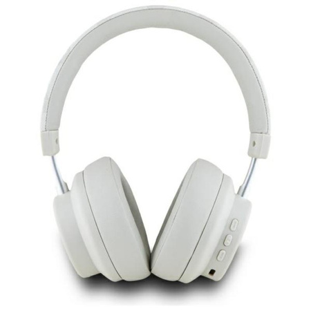 DKNY Checkered Pattern - Kabellose Over-Ear-Bluetooth-Kopfhörer V5.3 (Perlmutt)