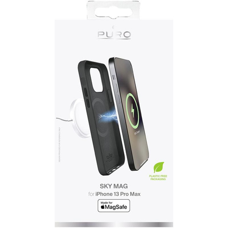 PURO SKYMAG - Case for iPhone 13 Pro Max Made for MagSafe (Black)