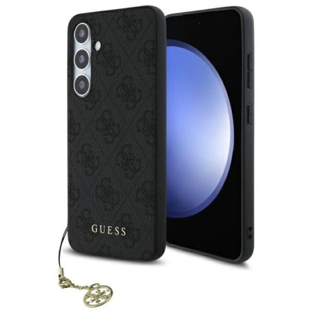 Guess 4G Charms Collection - Case for Samsung Galaxy S24 FE (gray)