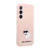 Karl Lagerfeld szilikon NFT Choupette - Samsung Galaxy S23+ tok (rózsaszín)