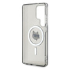 Karl Lagerfeld Button Choupette Head Printed Logo MagSafe - Hülle für Samsung Galaxy S25 Ultra (Schwarz)