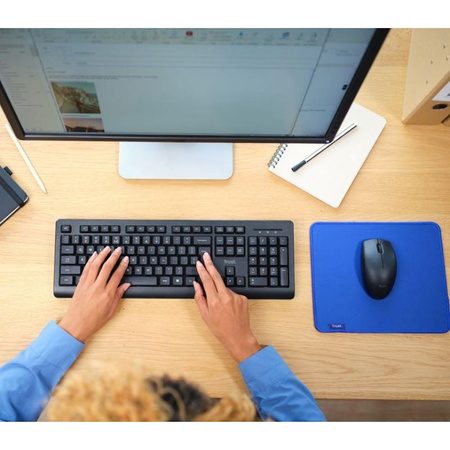 Trust Primo - Vezeték nélküli billentyűzet és egér szett (fekete)