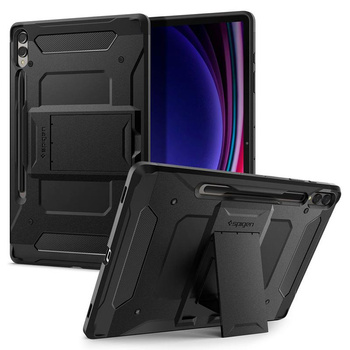 Spigen Tough Armor Pro - Étui pour Samsung Galaxy Tab S9+ 12.4" (Noir)
