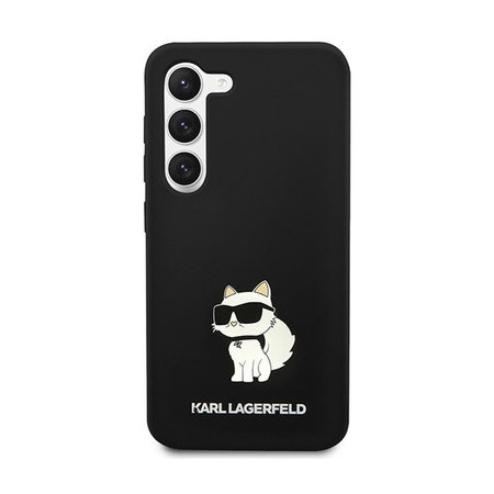 Karl Lagerfeld Silikon Choupette - Samsung Galaxy S24 Tasche (schwarz)