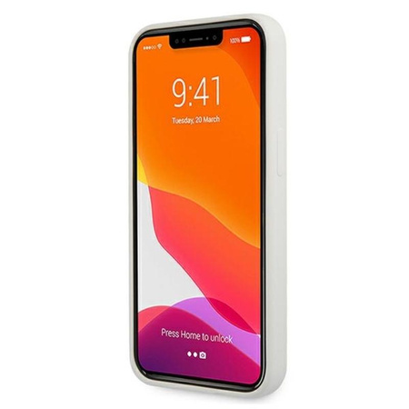 Karl Lagerfeld Silikon Stack Logo - iPhone 13 Hülle (weiß)