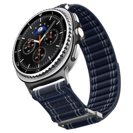 Spigen WBF0 Band - Szíj Samsung Galaxy Watch 8 / 8 Classic 40 / 44 / 46 mm-hez (Sötétkék)
