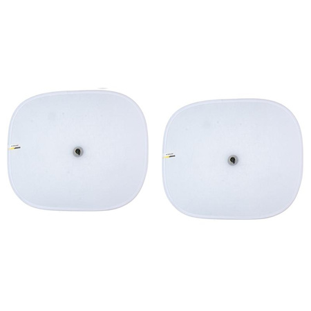 Dunlop - Pare-soleil pour vitres latérales de voiture 36x44 cm 2 pcs. (blanc) 