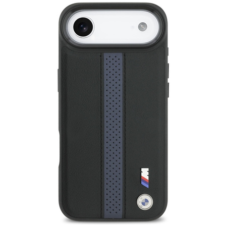 BMW M Perforated Stripe Logo MagSafe - Hülle iPhone Air (blau)