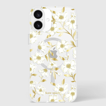 Kate Spade New York Protective Gems MagSafe - Hülle für iPhone 16 Plus (Sunshine Floral)