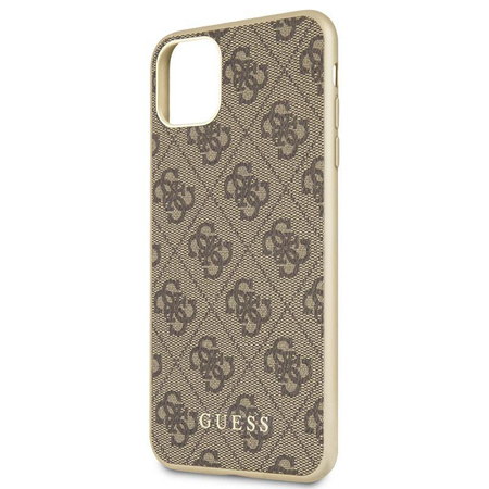 Kolekce Guess 4G - pouzdro pro iPhone 11 Pro Max (hnědé)