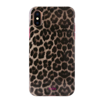 PURO Glam Leopard Cover - Hülle für iPhone Xs / X (Leo 2)