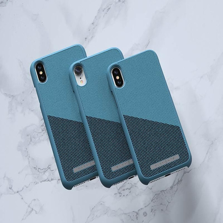 Nordic Elements Saeson Freja - Anyag tok iPhone Xs Max (Petrol)